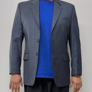 $185 NEW Polo Ralph Lauren for Macys Blazer Men's 42R Blue 100% Wool